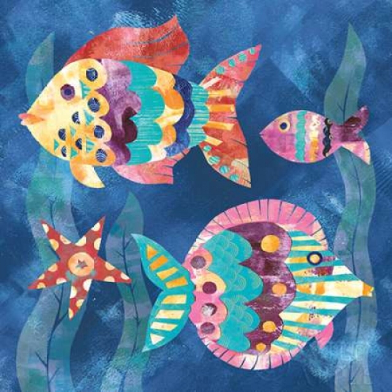 Boho Reef Fish II Poster Print by Wild Apple Portfolio - Item # VARPDX27596